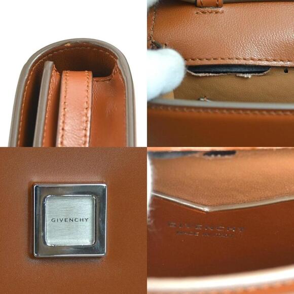 GIVENCHY Brown Leather Shoulder Bag - Picture 4 of 5